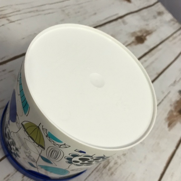 Cottonelle Toilet Paper Holder Canister Blue Green Jonathon Adler Kimberly Clark - Picture 3 of 8